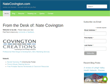 Tablet Screenshot of natecovington.com